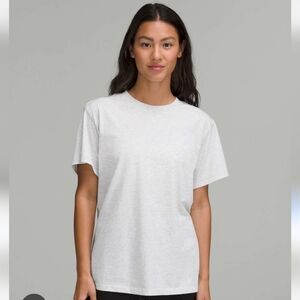 Lululemon All Yours Cotton T-Shirt Heathered Core Ultra Light Grey 0
